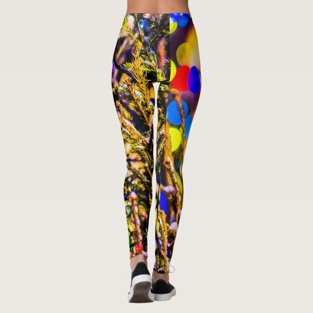 Boll Red jul Leggings (Baksida)