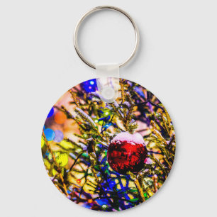 Boll Red jul Nyckelring