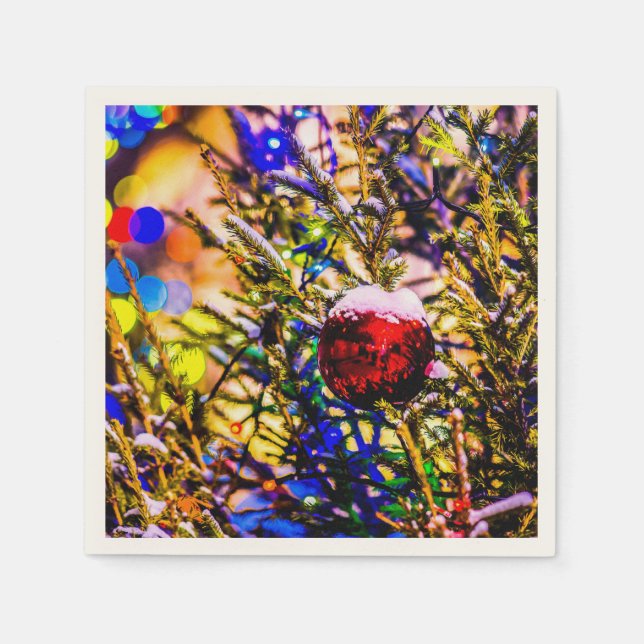 Boll Red jul Pappersservett (Framsidan)