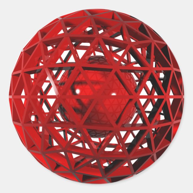 boll runt klistermärke (Framsida)
