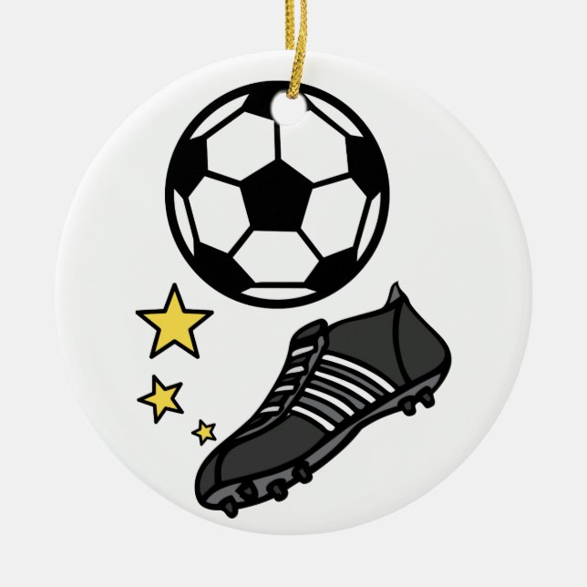 Boll & Shoes Julgransprydnad Keramik (Framsidan)