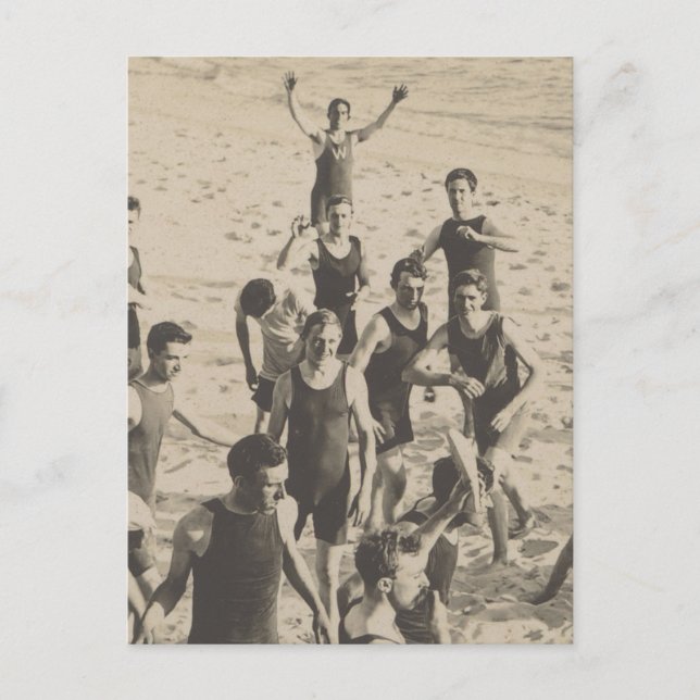 Boll-spel på visitkortet vykort (Framsida)