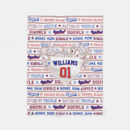 Boll Stitch - Baseball Fleecefilt