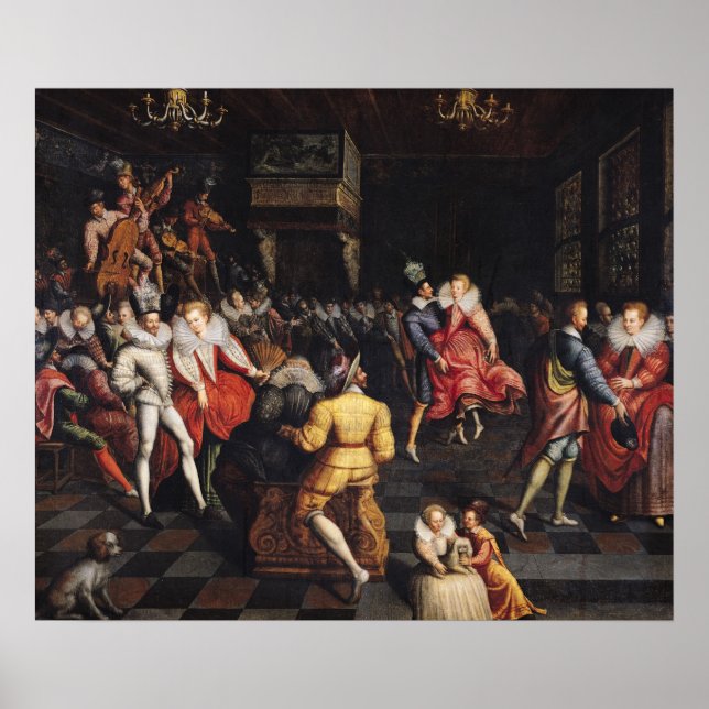 Boll vid domstolen i Valois Poster (Framsidan)