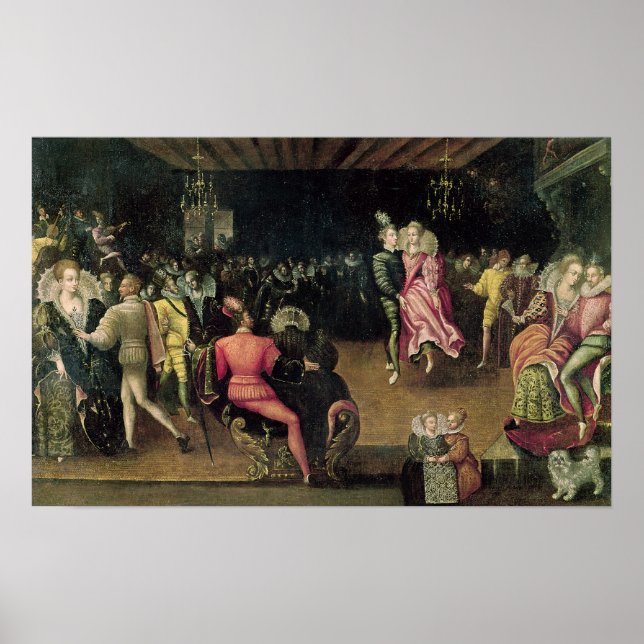 Boll vid domstolen i Valois Poster (Framsidan)