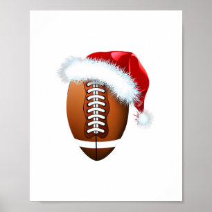 boll vid julfotboll Den lustiga idrotten julafton Poster