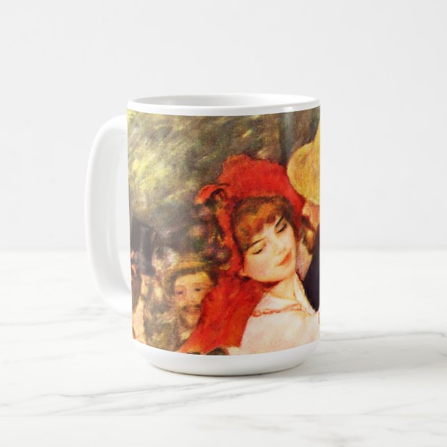 Boll vid Moulin de la Galett Auguste Renoir Kaffemugg (Framsida vänster)