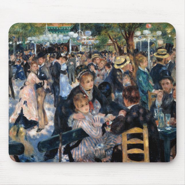 Boll vid Moulin de la Galette, Auguste Renoir Musmatta (Framsidan)