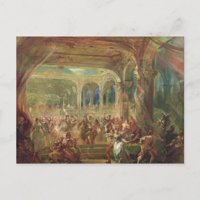 Boll vid Opera de Paris Vykort (Framsida)