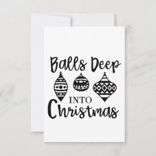 Bollar Deep in till jultomten Julafton Inbjudningar