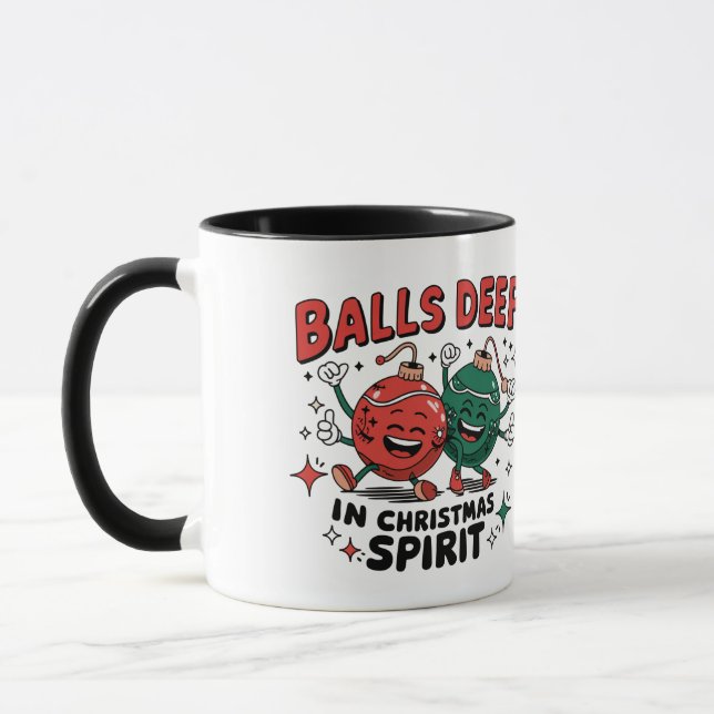 Bollar Deep jul Spirit Mugg (Vänster)