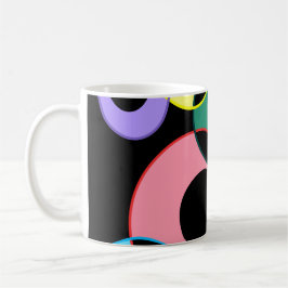 Bollar-design för Rainbow Billiard Kaffemugg