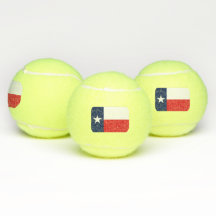 BOLLAR FÖR TEXAS FLAGGATENNIS