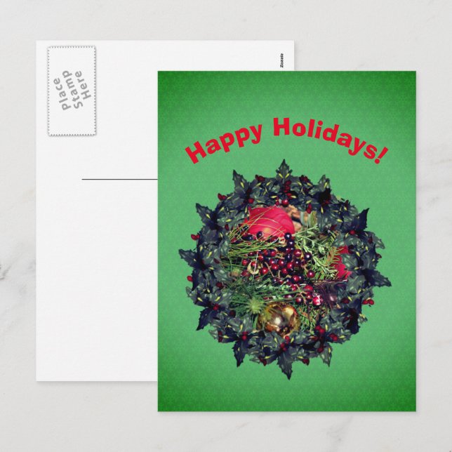 Bollar Pärlor Vuxenkort för frisk Helgdag Helg Vykort (Fram/baksida)