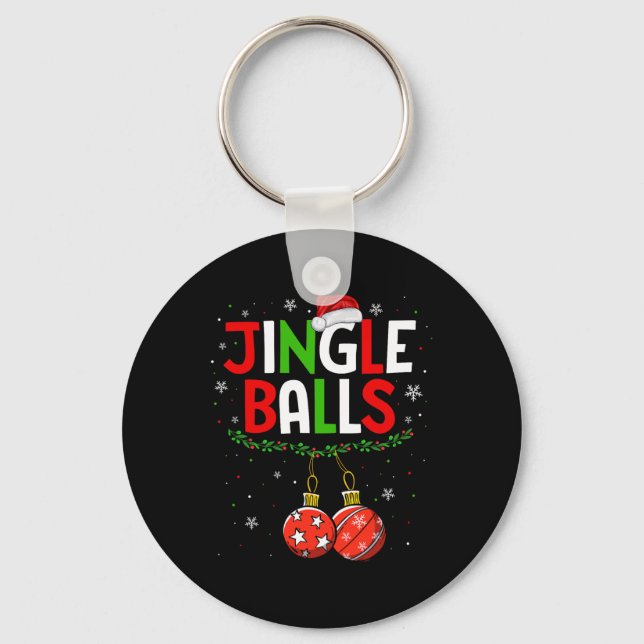 Bollar Tinsel Matching Chestnut Jul 1 Nyckelring (Framsida)