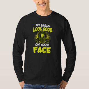 Bollar tittar Bra på din Ansikte-paintbollmask T Shirt
