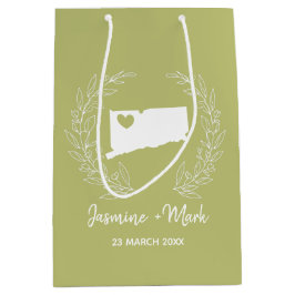 Bollbröllop mellan Connecticut karta gynnar     