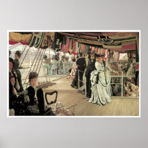 Bollen på Shipboard, James Tissot Poster