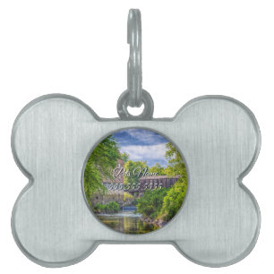 Bollinger Mill & Burfordville Covered Bridge ID-bricka Husdjur