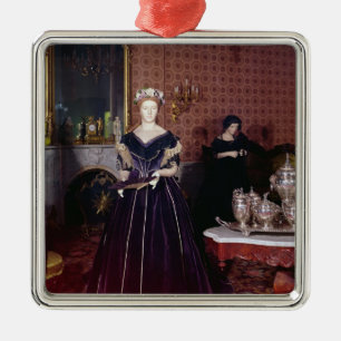 Bollkappa av Mary Todd Lincoln Julgransprydnad Metall