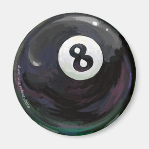 Bollkonst för bassäng 8 magnet