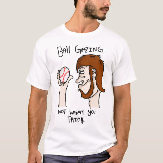 Bollperson som stirrar tee shirt