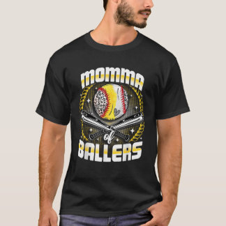 Bollsoftball Momma från Ballers Mor dag Xm T Shirt