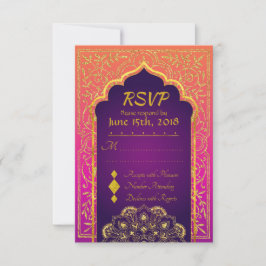 Bollywood Arabian Nights Bröllop OSA Card