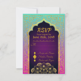 Bollywood Arabian Nights Bröllop OSA Card