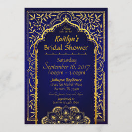 Bollywood Arabian Nights Inbjudningskort för möhip