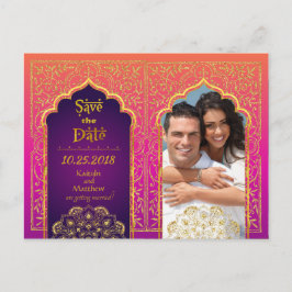 Bollywood Arabian Nights Spara datum Meddelande Vykort