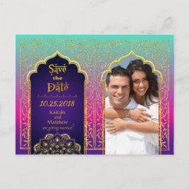 Bollywood Arabian Nights Spara datum Meddelande Vykort