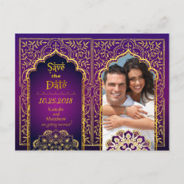 Bollywood Arabian Nights Spara datumet Meddelande Vykort