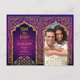 Bollywood Arabian Nights Spara datumet Meddelande Vykort