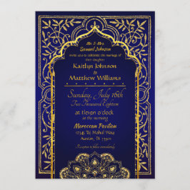 Bollywood Arabian Nights Wedding bjudande Inbjudningar