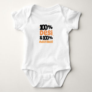 Bollywood Baby Gift, den berömda Desi Baby Shower T Shirt