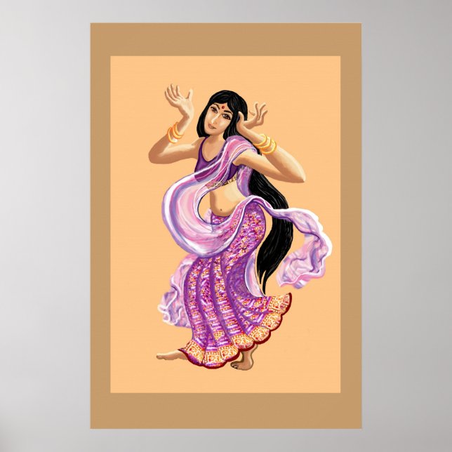 Bollywood dancer poster (Framsidan)
