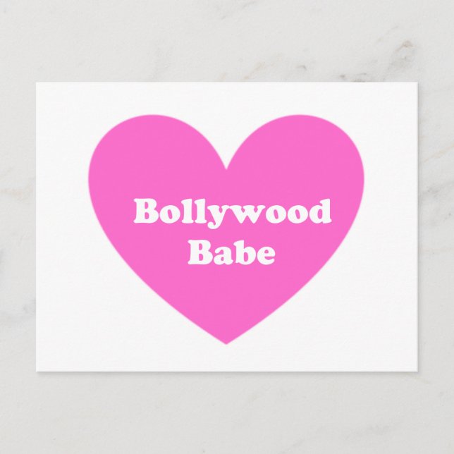 Bollywood Girl Vykort (Framsida)