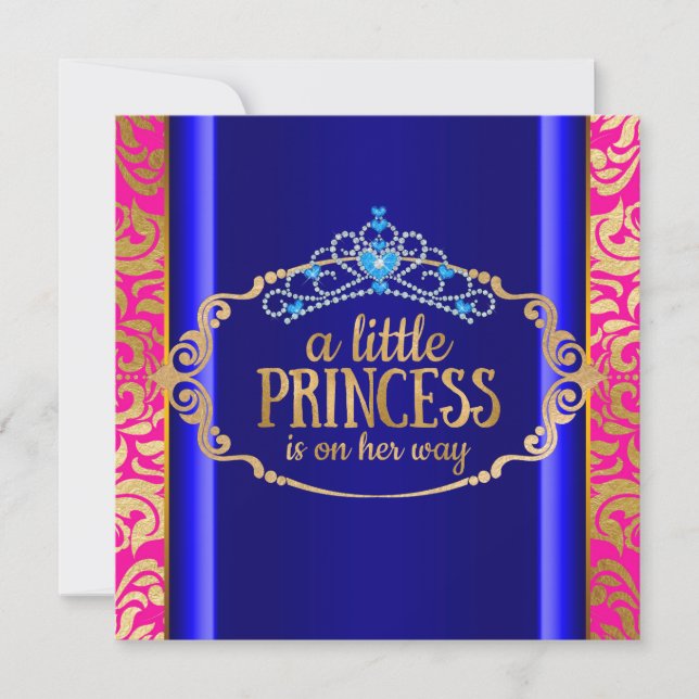 Bollywood Indian Princess Baby Shower Inbjudningar (Framsida)
