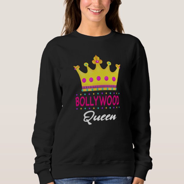 Bollywood Queen Desi Humor Indien T Shirt (Framsida)