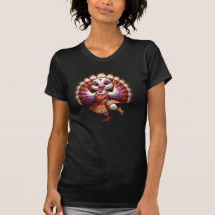bollywood thanksgiving kalkon design t shirt