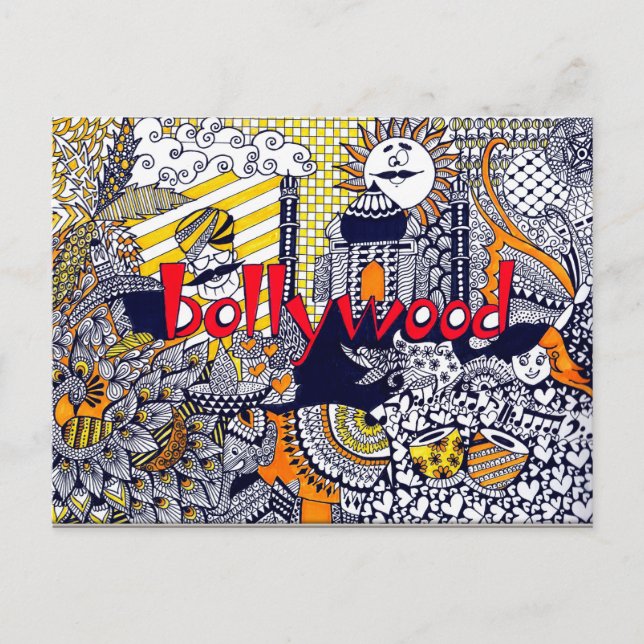 Bollywood-vykort Vykort (Framsida)