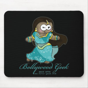 bollywoodgeeken för svart kopierar, musmatta