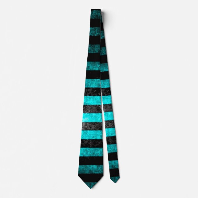 BOLO Blue Steampunk Grunge Rand Satin Tie Slips (Framsida)