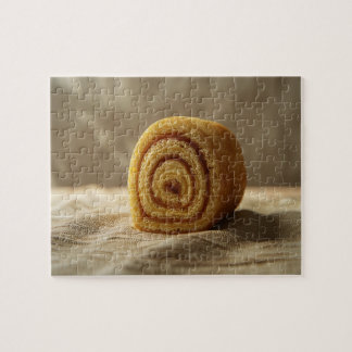 Bolo de Rolo Tårta Brasilien God Mat Foto Pussel