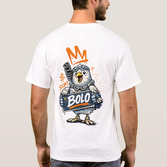 Bolo Graffiti Bird T-Shirt (Baksida)