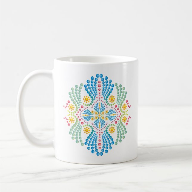 Bologna colorfull mandala mugg (Vänster)