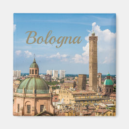 Bologna Emilia Romagna Italien Panorama-gåva Magnet