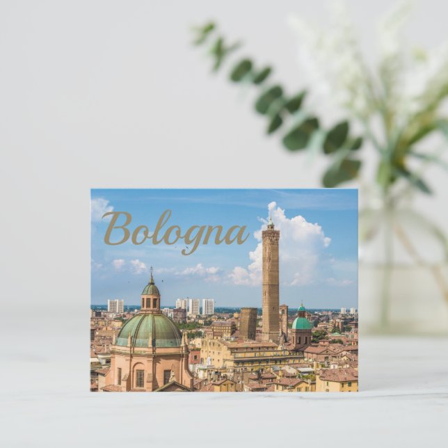 Bologna Emilia-Romagna-Italien Panorama Souvenir Helg Vykort (Stående Fram)