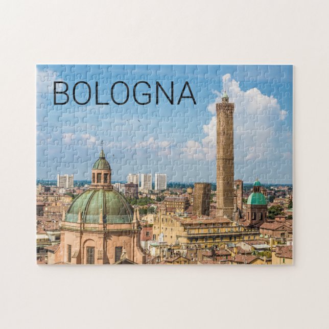 Bologna Emilia-Romagna-Italien Panorama Souvenir Pussel (Horisontell)